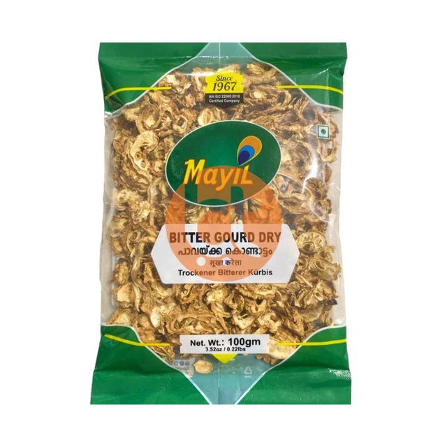 Mayil Bitter Gourd Dry Pavakka Kondattam 100g - Bitter Gourd Dry by Mayil - New, Onam Specials, pickles, Whole Spices