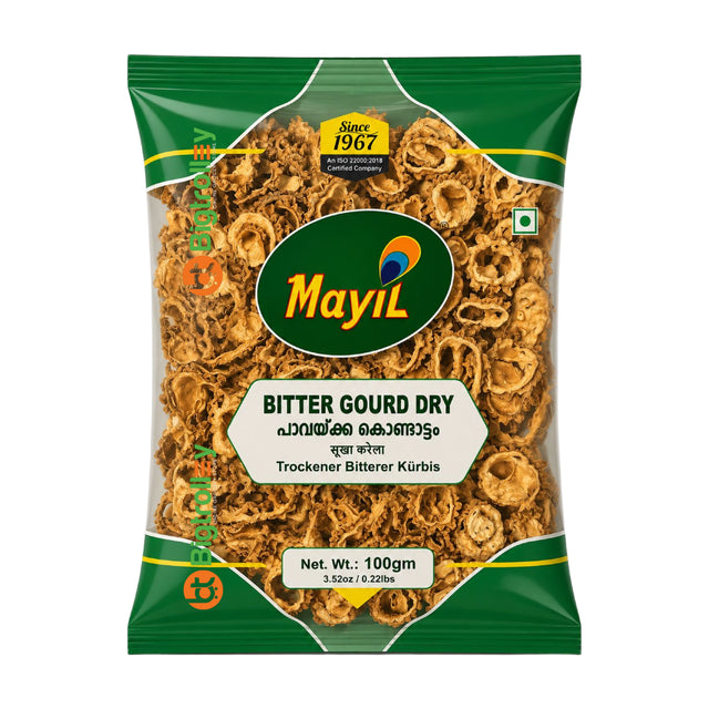 Mayil Bitter Gourd Dry Pavakka Kondattam 100g Online at Bigtrolley Groceries