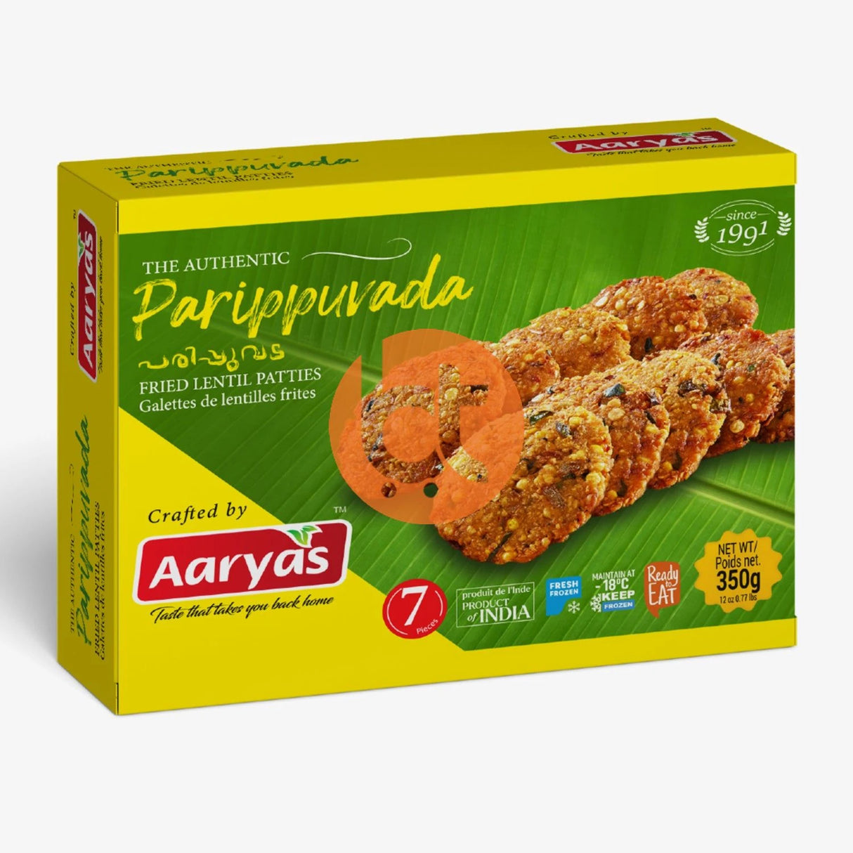 Aaryas Parippu Vada, Dal Vada 350g Online at BigTrolley groceries