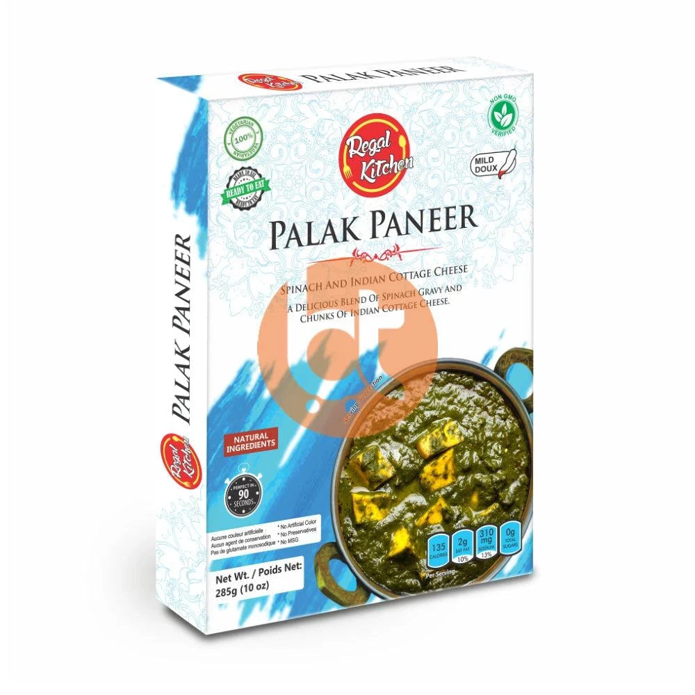 Regal Kitchen Ready To Eat Palak Paneer 285g - Palak Paneer by Regal Kitchen - Ready to Eat