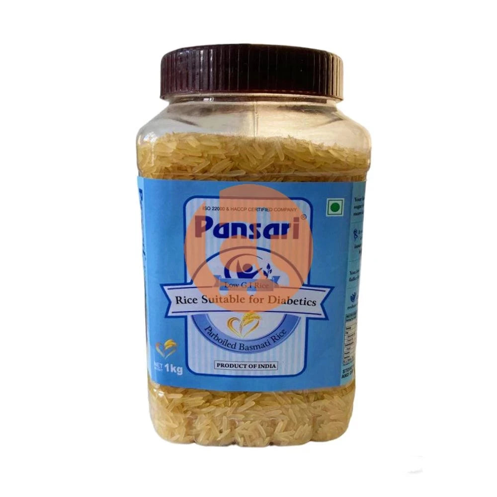Pansari Low GI Diabetic Friendly Basmati Rice 1Kg - Basmati Rice by Pansari - 