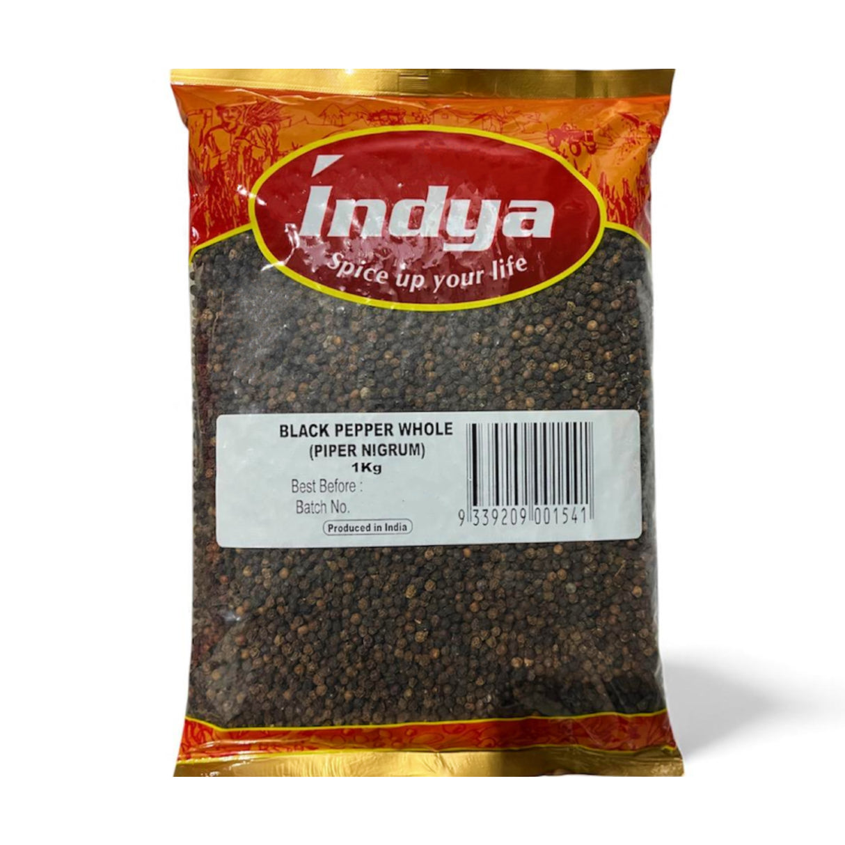 Indya Foods Black Pepper Whole 1Kg