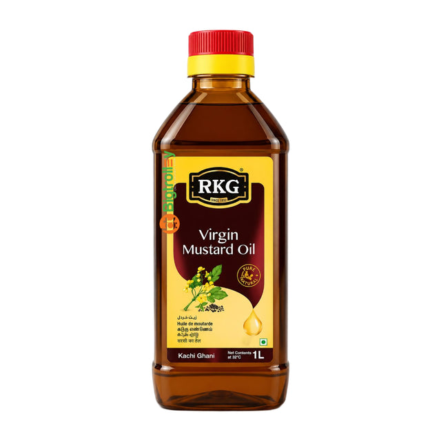RKG Virgin Mustard Oil, Kadugenna 1Litre Online at Bigtrolley Groceries