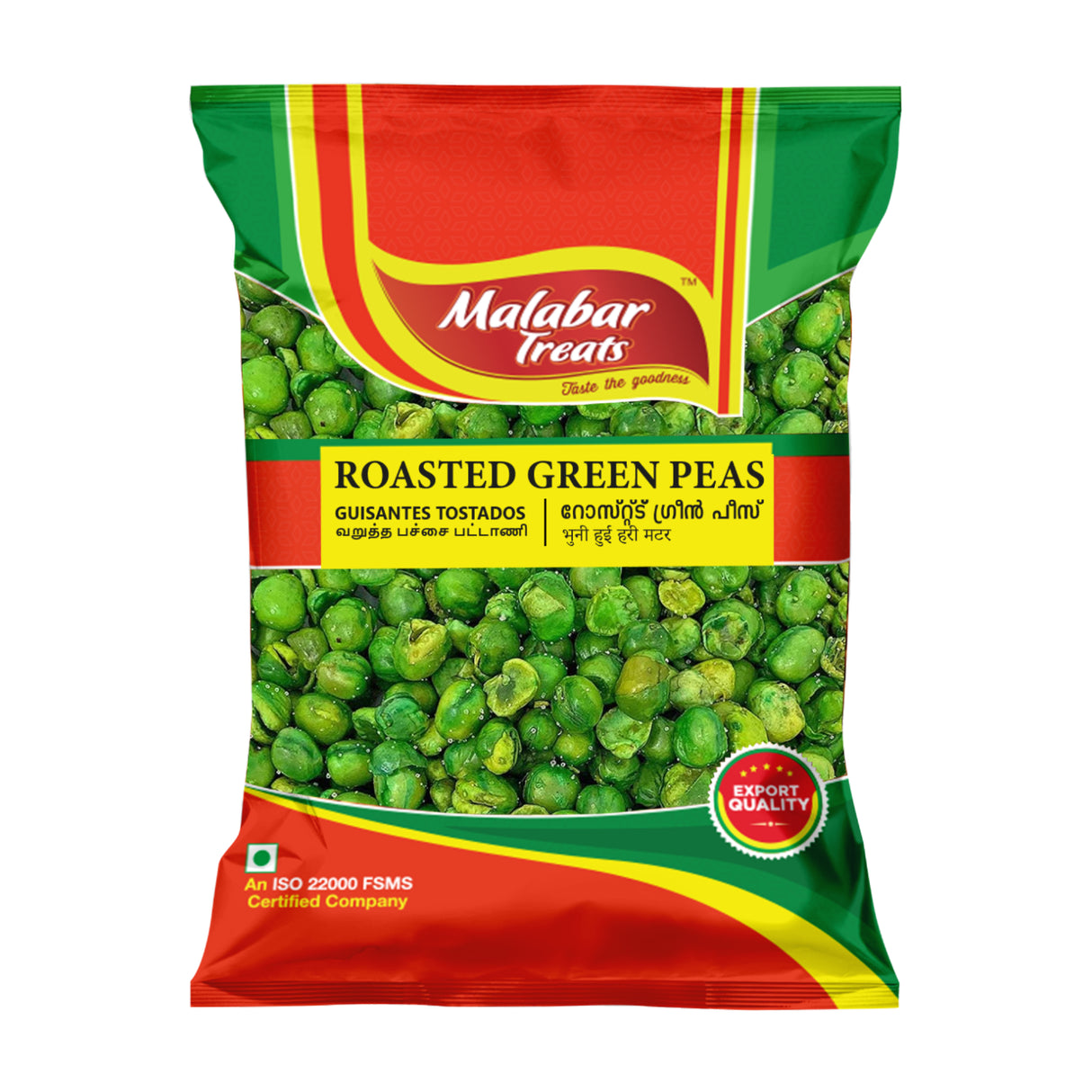 Malabar Treats Roasted Green Peas 200g