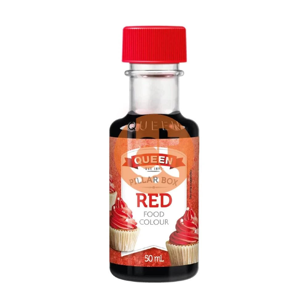 Queen Pillar Box Red Food Colour 50ml - Food Colour by Queen - Cooking Essentials