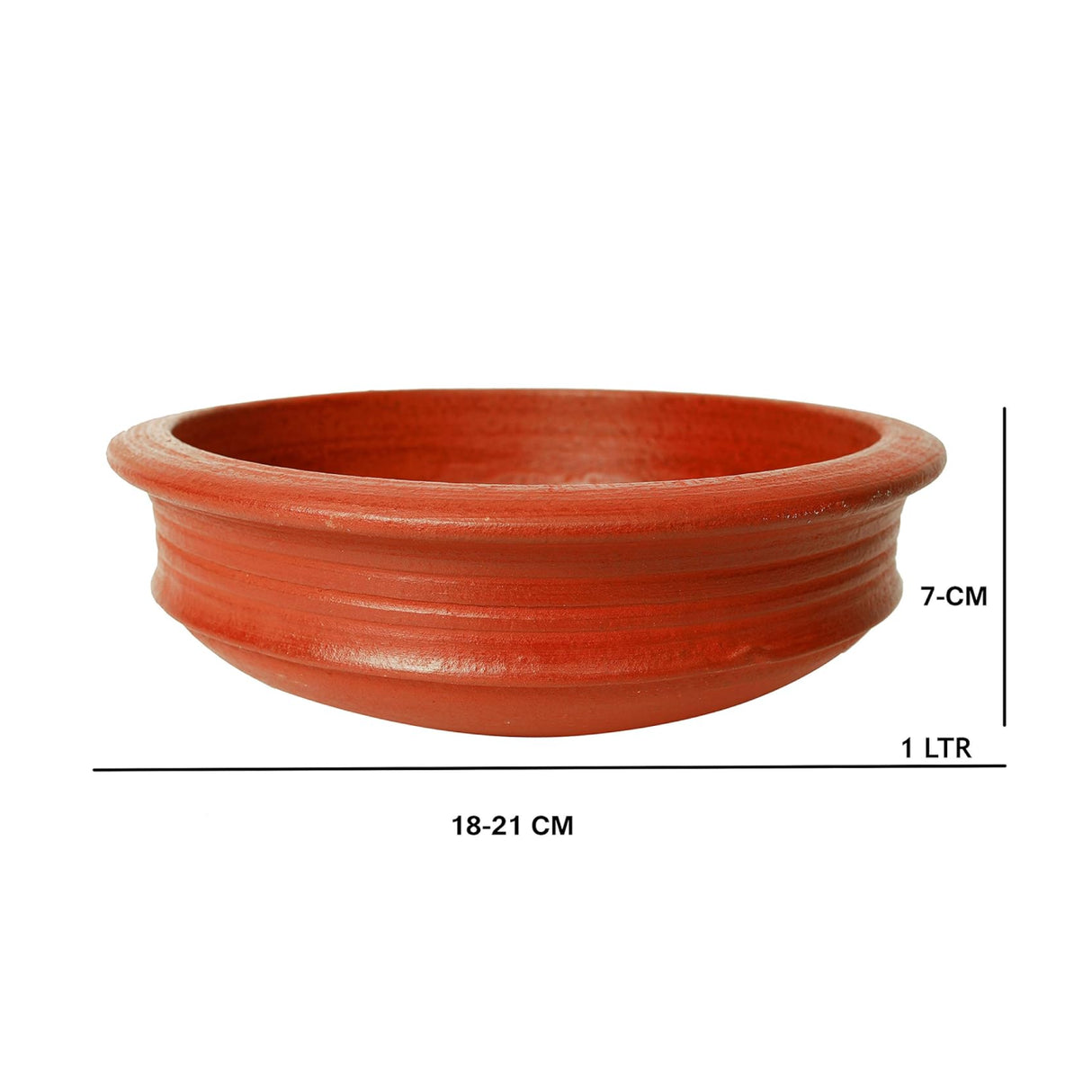 BigTrolley Red Cooking Clay Pot (Red)