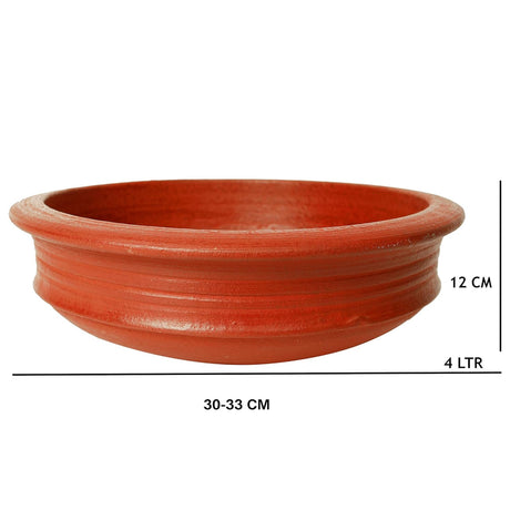 BigTrolley Red Cooking Clay Pot (Red)