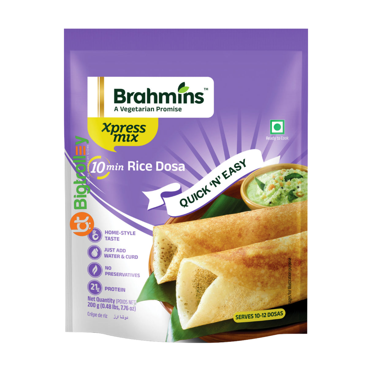 Brahmins 10min Rice Dosa Mix 200g