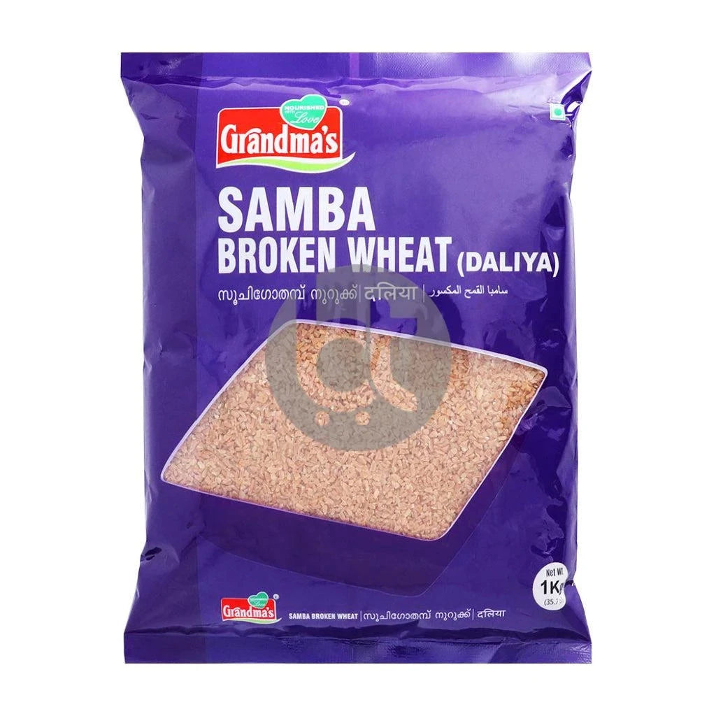 Grandma's Samba Broken Wheat, Nurukku Gothambu 1Kg - Broken Wheat by Grandmas - New, Onam Specials, Rice Flour, Semolina