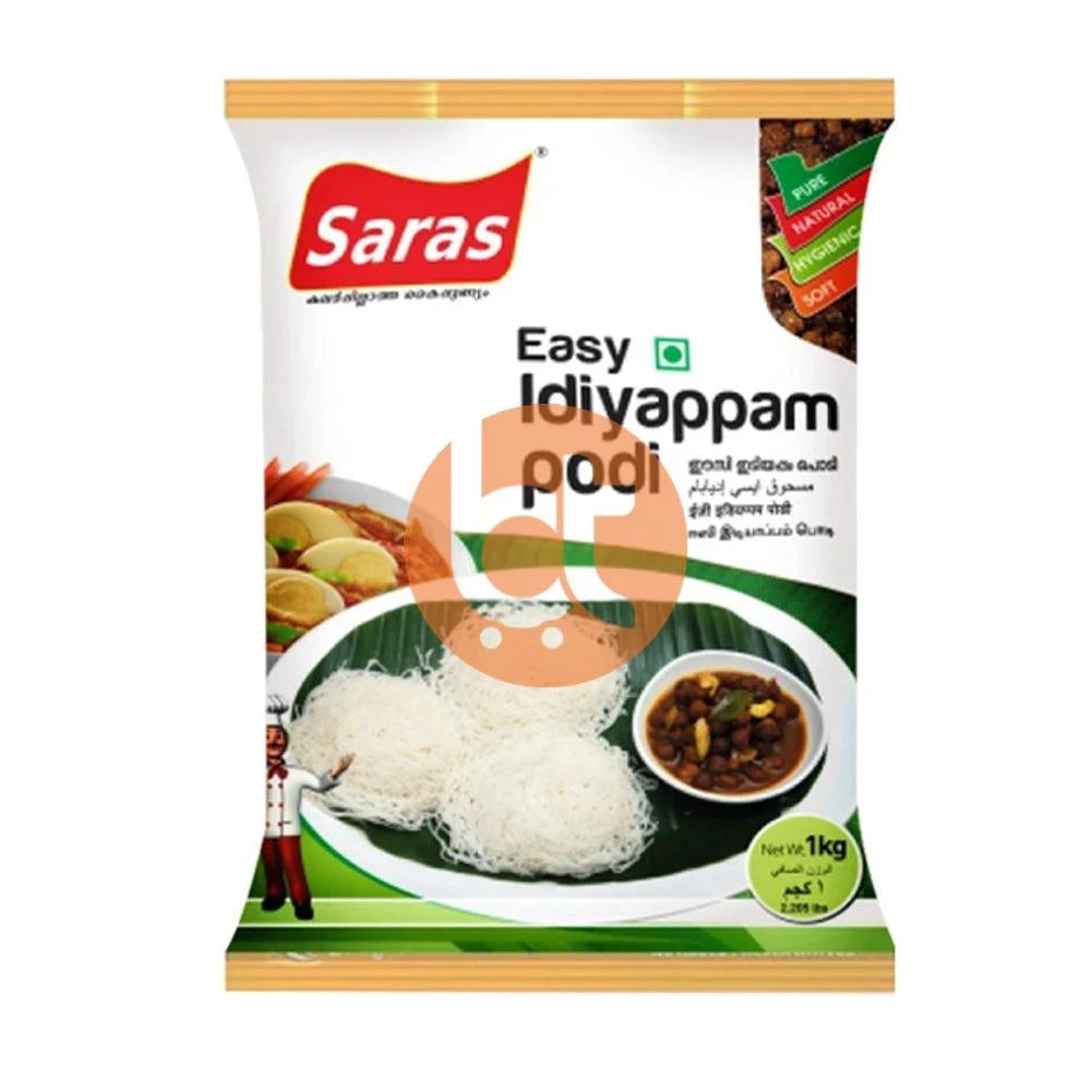 Saras Easy Idiyappam Podi 1Kg - Appam, Idiyappam Podi by Saras - Rice Flour