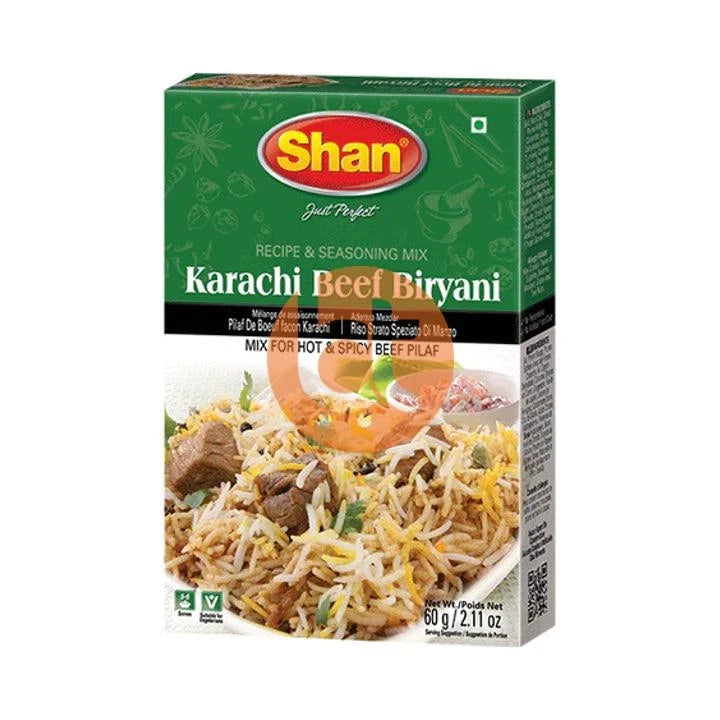 Shan Karachi Beef Biryani Masala 50g - Biryani Masala by Shan - 