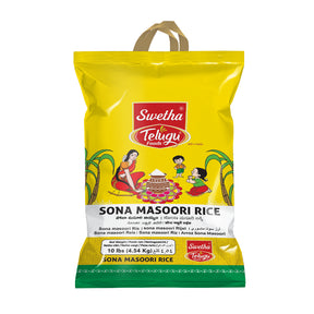 Telugu Foods Sona Masoori Rice 4.5Kg