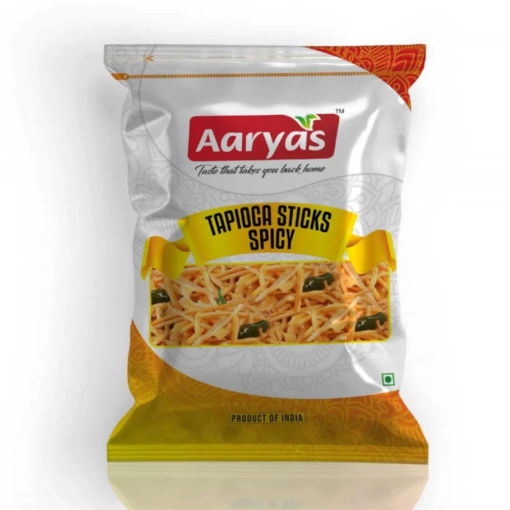 Aaryas Tapioca Sticks Spicy 200g | BigTrolley