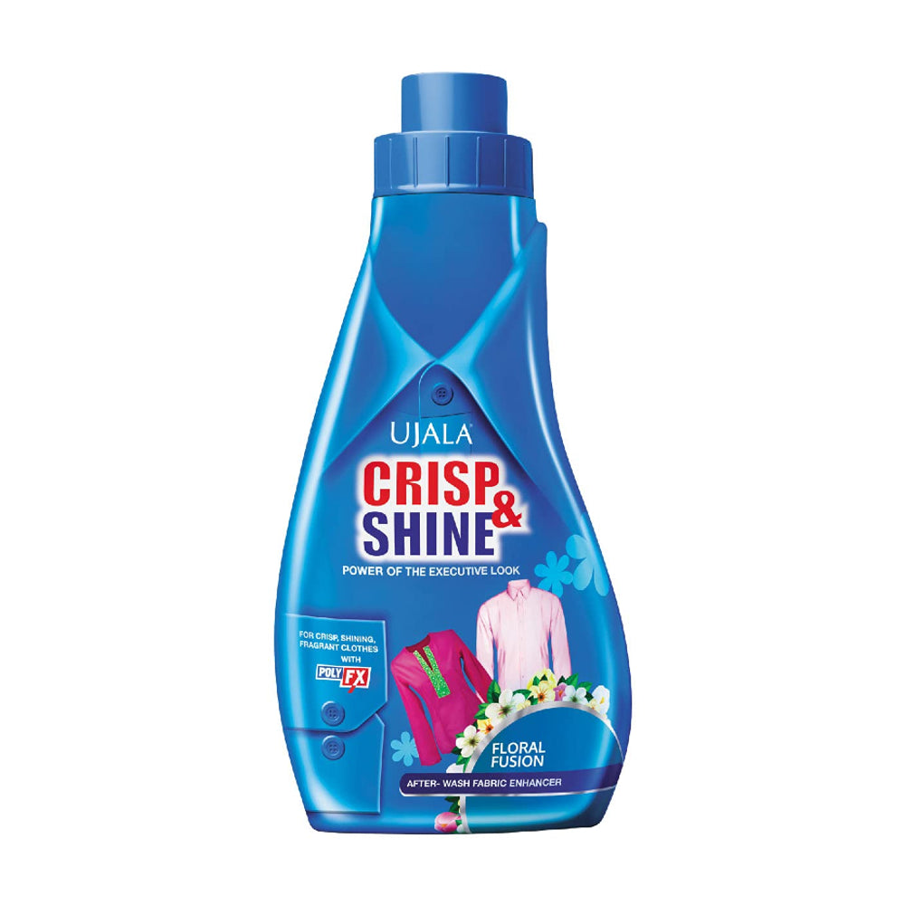 Ujala Crisp & Shine Liquid  (Floral Fusion) 500ml 