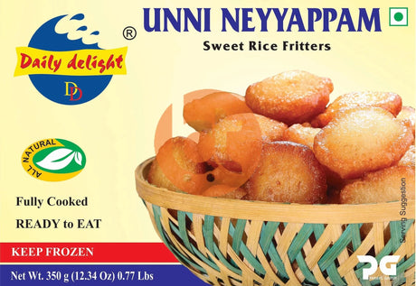 Daily Delight Unni Neyyappam 350g - Neyyappam by Daily Delight - Frozen Snacks & Sweets