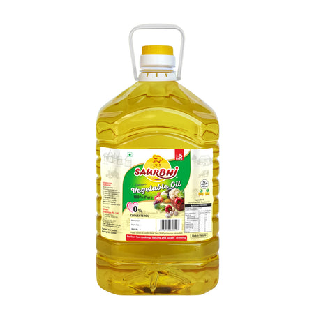 Saurbhi Foods Vegetable Oil 5 Liter Online at BigTrolley Groceries