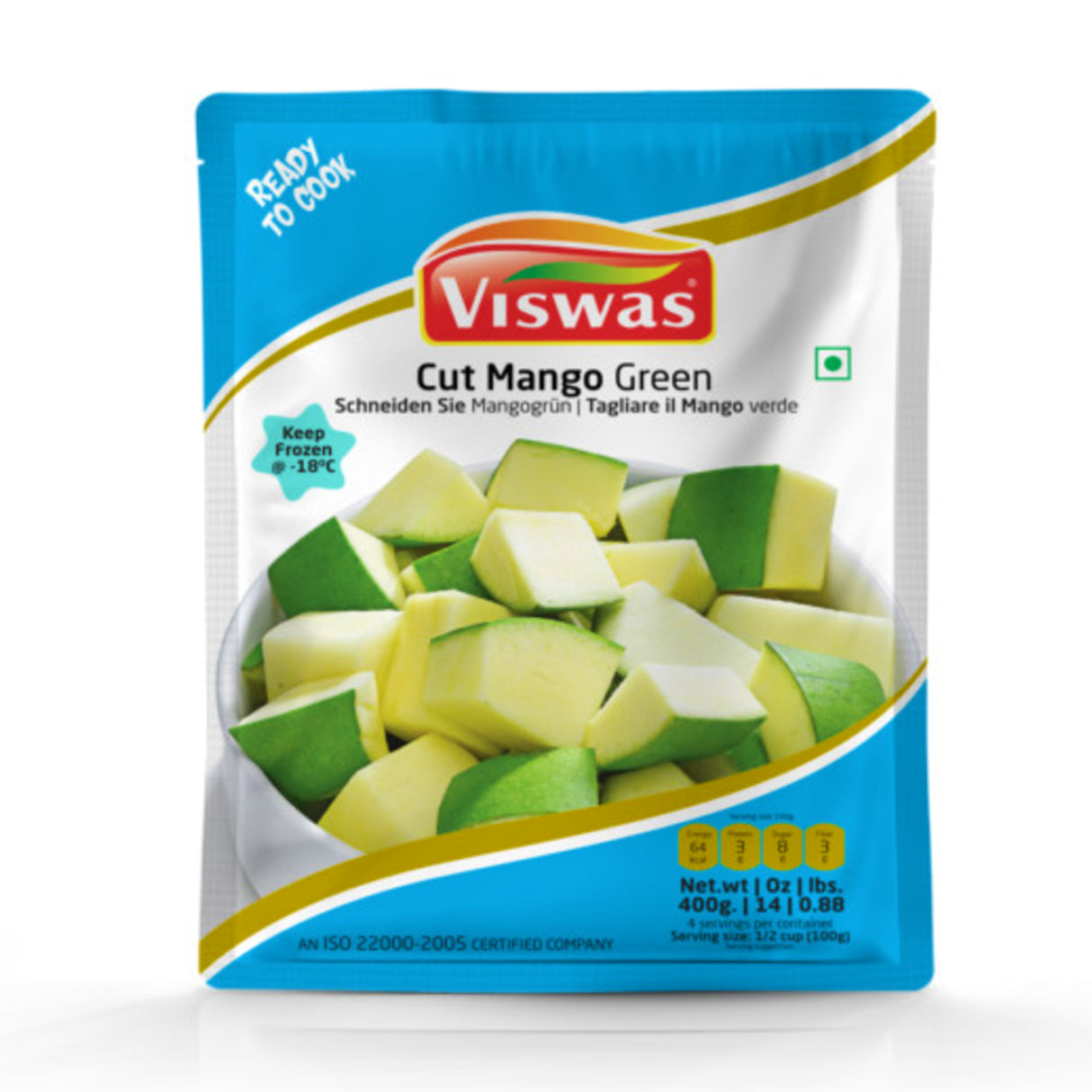 Viswas Green Mango Cut 400g
