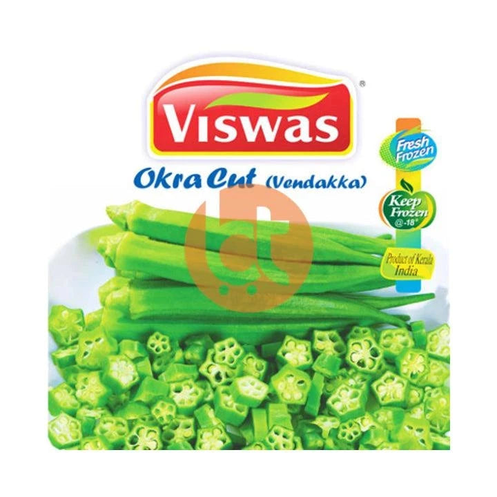 Viswas Okra Cut, Vendakka 400g - Okra by Viswas - Frozen Vegetables
