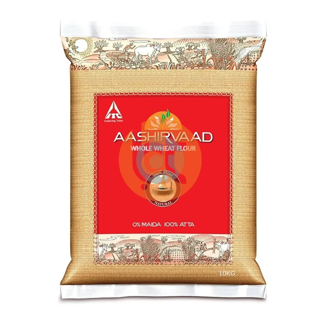 Aashirvaad Whole Wheat Atta Flour 5Kg - Whole Wheat by Aashirvaad - Atta Flour