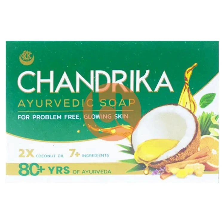Chandrika Ayurvedic Soap 75g - Soap by BigTrolley - Non food Items, Soap, Soaps & Facewash