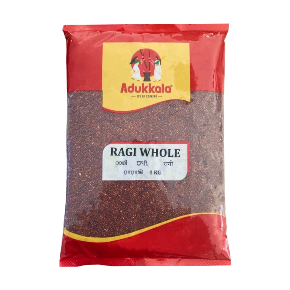 Adukkala Ragi Rice, Finger Millets, Panjipullu 1Kg - Ragi by Adukkala - Beans & Peas, New, New Arrivals