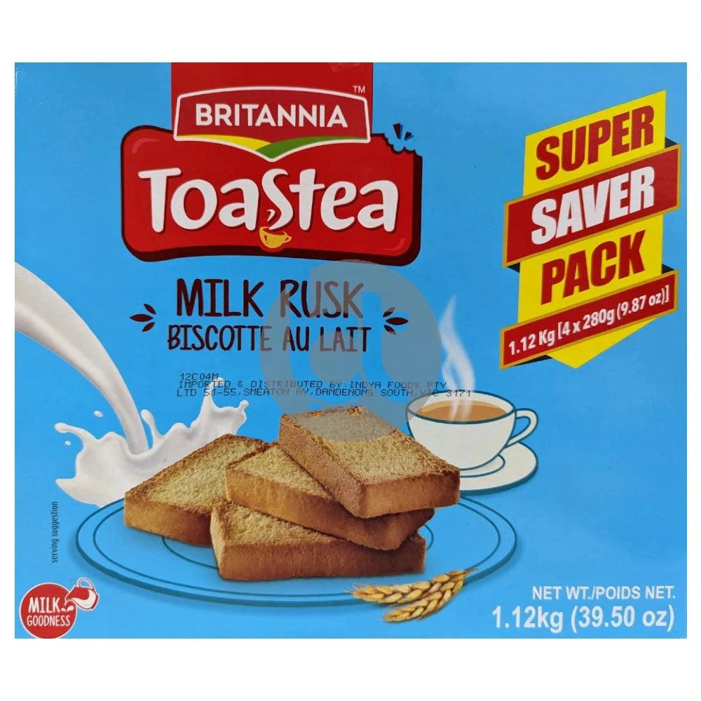 Britannia Milk Rusk, Saver Pack 1.12kg - Rusk by Britannia - rusk
