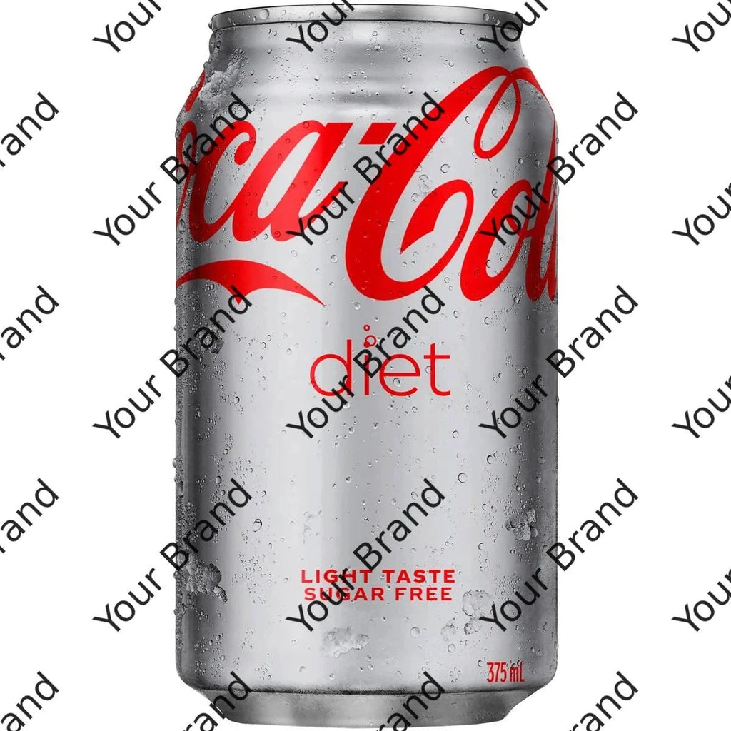 Diet Coca-Cola Soft Drink Can 375mL - Soft Drink by Coca Cola - Coca Cola, Soft Drink