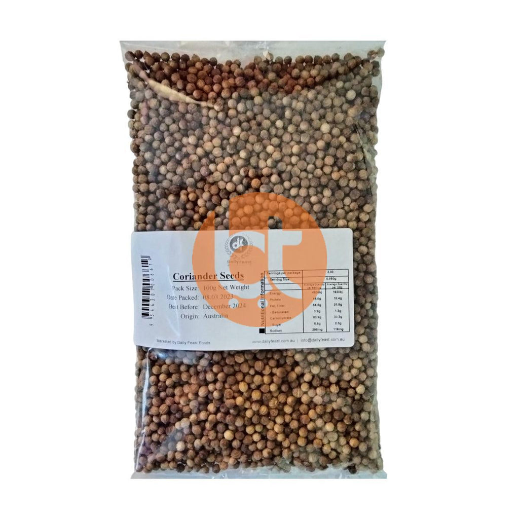 Daily Feast Coriander Seeds 100g - Coriander Seeds by Daily Feast - Whole Spices