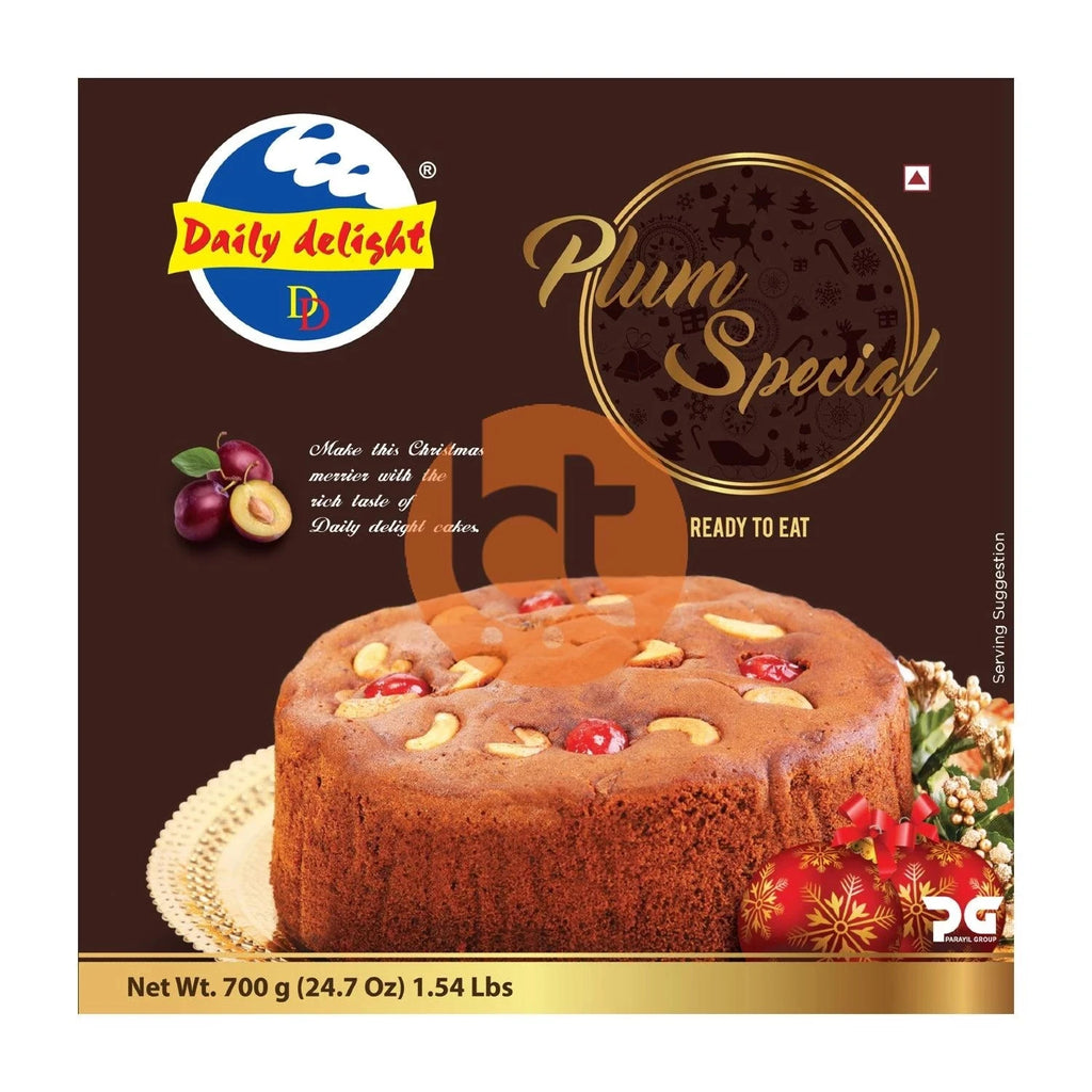 Daily Delight Plum Special Cake , Christmas Fruit Cake, Kerala Style Plum Cake 700G