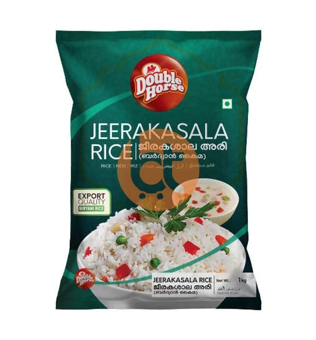 Double Horse Jeerakasala Rice 1Kg - Jeerakasala Rice by Double Horse - Jeerakasala Rice, Rice