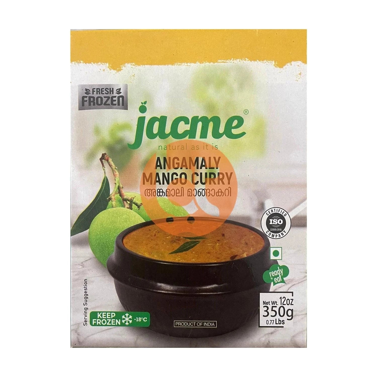 Jacme Ready to Eat Angamali Mango Curry 350g - Mango Curry by Jacme - Curry, Frozen Foods, Heat & Eat, New