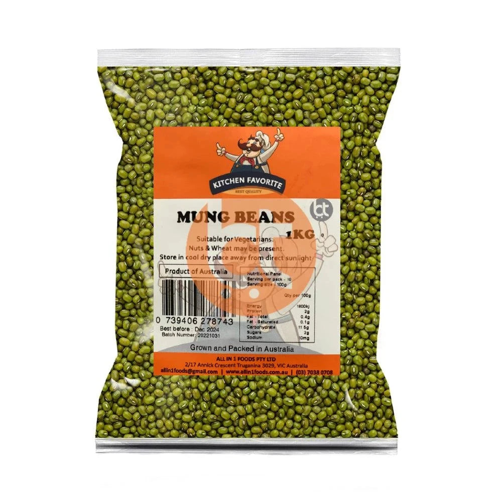 Kitchen Favorite Mung Beans, Cherupayar 1Kg