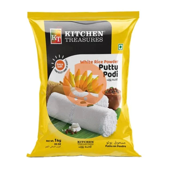 Kitchen Treasures White Puttu Podi 1Kg - Puttu Podi by Kitchen Treasures - Rice Flour