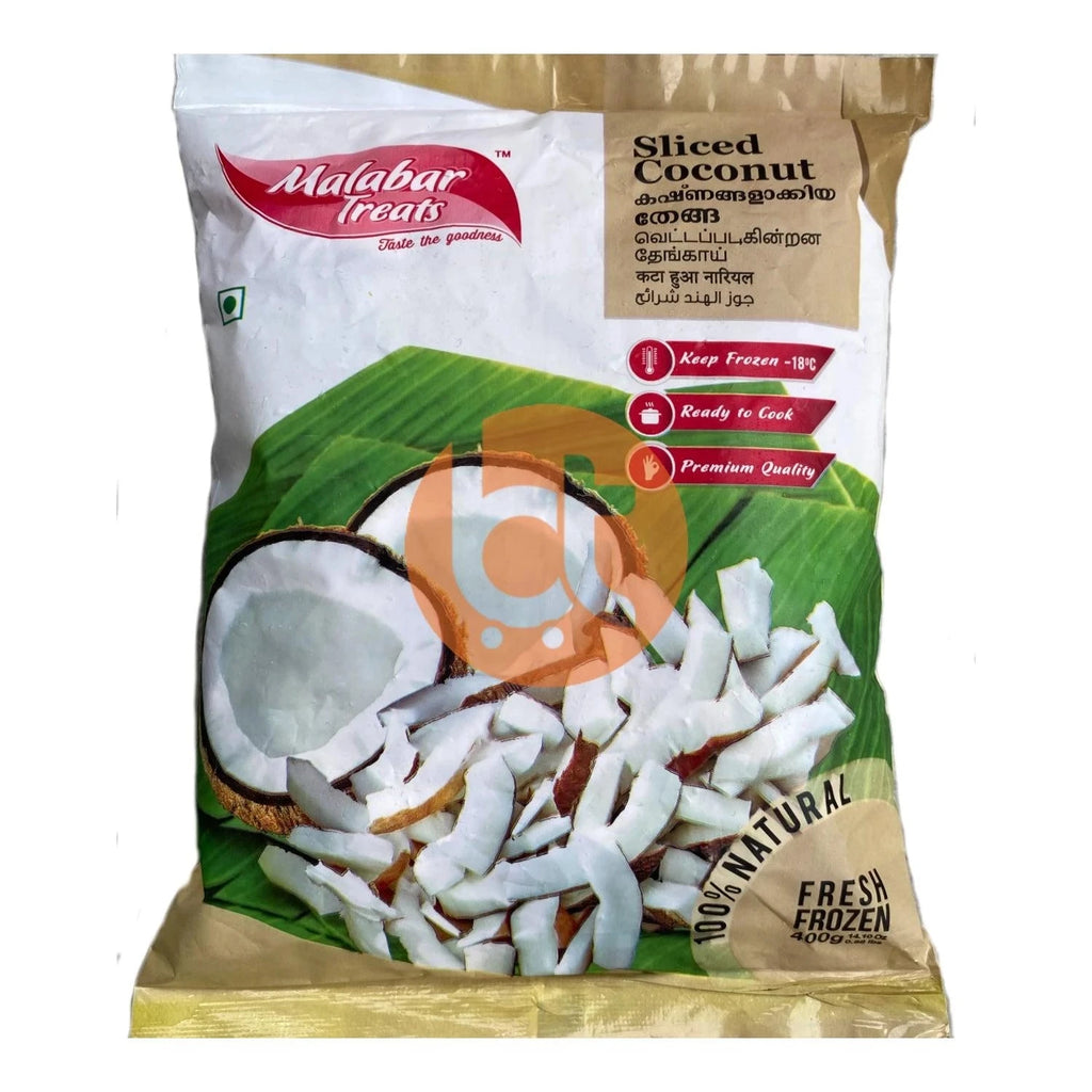 Malabar Treats Sliced, Cut Coconut 400G