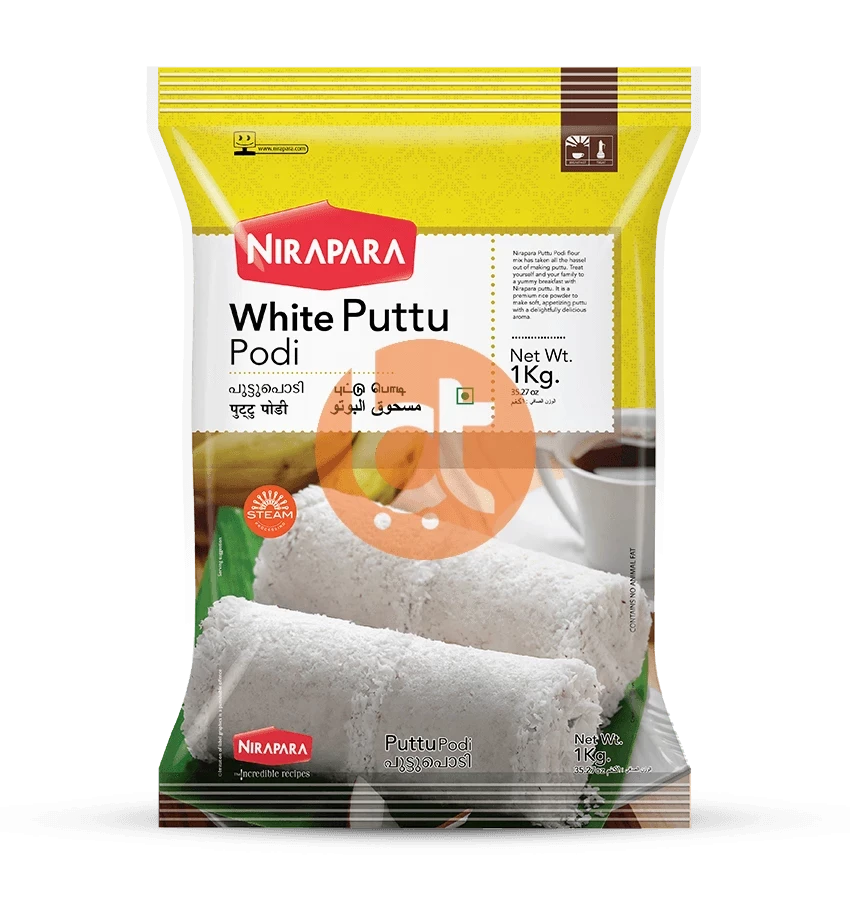 Nirapara White Puttu Podi 1Kg - Puttu Podi by Nirapara - Rice Flour