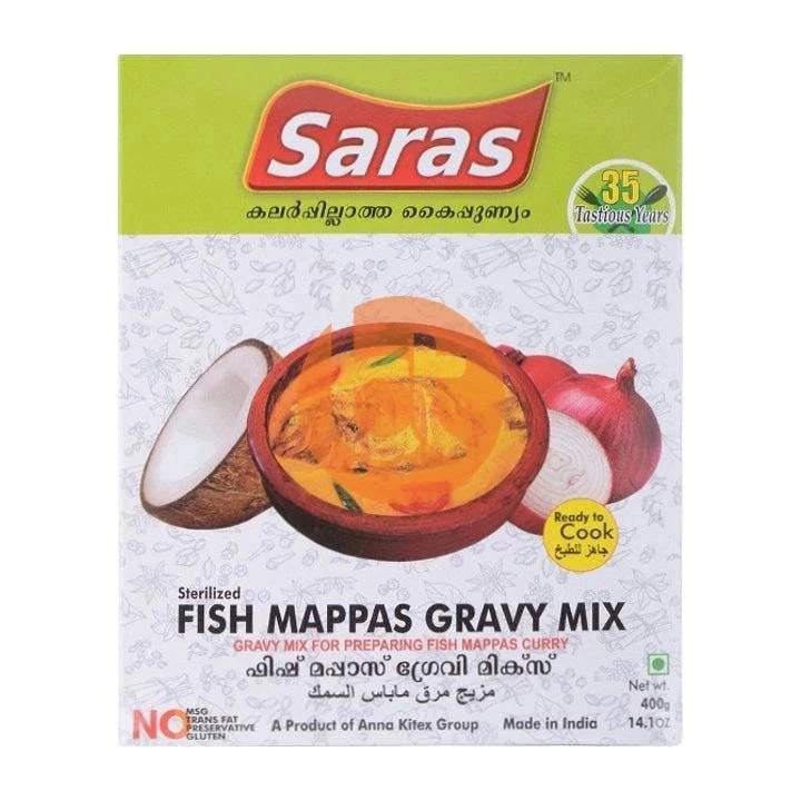 Saras Fish Mappas Gravy Mix 400g - Fish Gravy Mix by Saras - Gravy Mix
