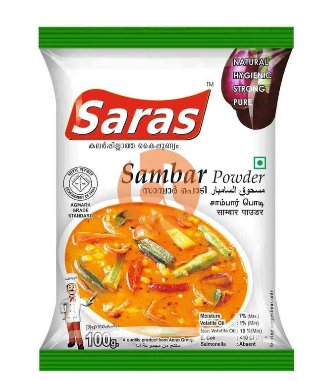 Saras Sambar Powder 160g - Sambar Powder by Saras - Sambar Powder